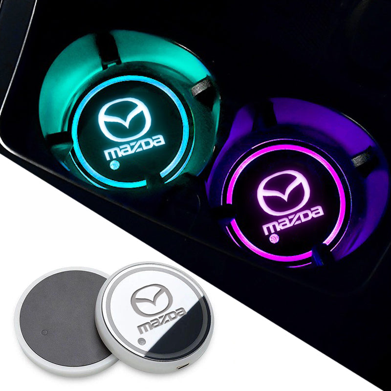 Disques d'ambiance LED d'intérieur personnalisés multicolores (2 pièces)