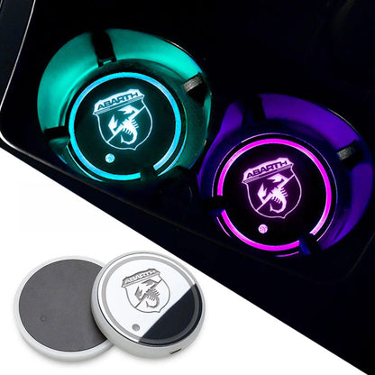 Disques d'ambiance LED d'intérieur personnalisés multicolores (2 pièces)