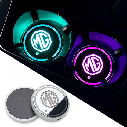 Disques d'ambiance LED d'intérieur personnalisés multicolores (2 pièces)