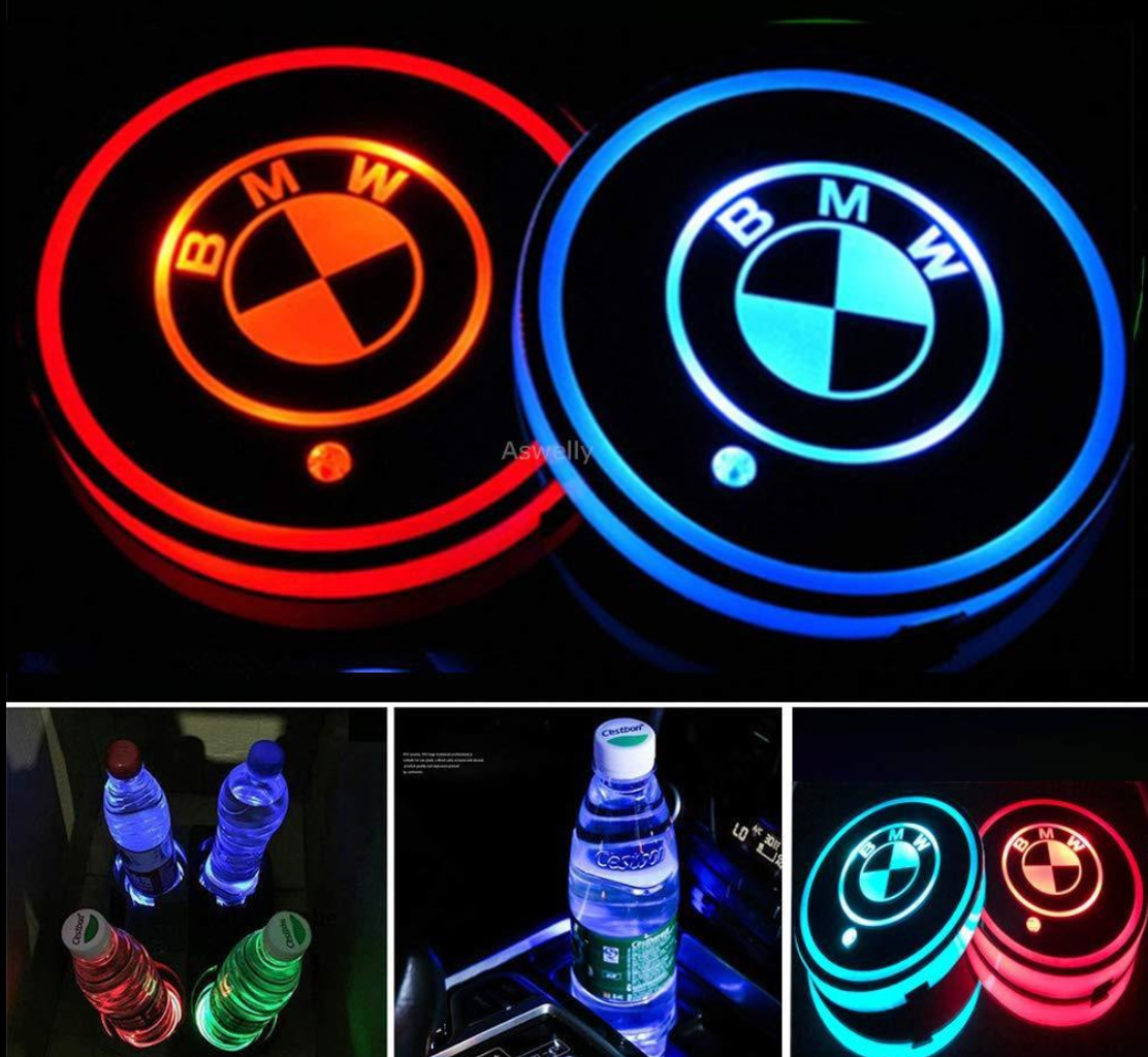 Disques d'ambiance LED d'intérieur personnalisés multicolores (2 pièces)